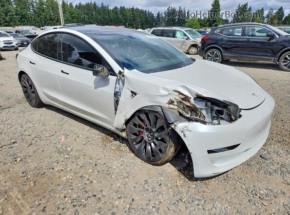 5YJ3E1EC3MF991029 2021 TESLA MODEL White Առջևի աջ