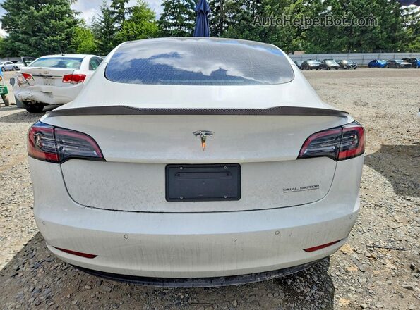 5YJ3E1EC3MF991029 2021 TESLA MODEL White Հետևի տեսք