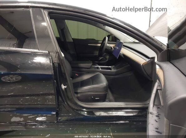5YJ3E1EC3NF331803 2022 TESLA MODEL 3 Black Vista interior delantera