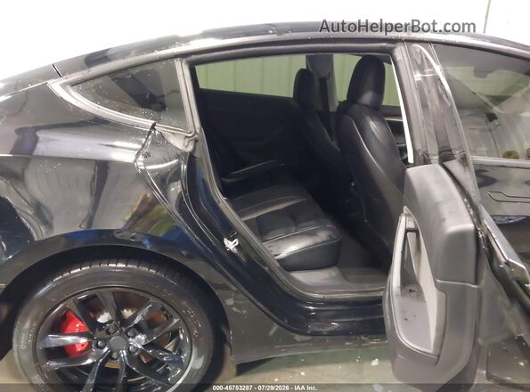 5YJ3E1EC3NF331803 2022 TESLA MODEL 3 Black Vista de la etiqueta del VIN