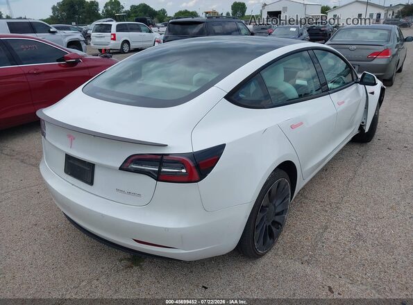 5YJ3E1EC4MF049491 2021 TESLA MODEL 3 White Tył prawy
