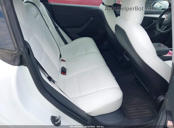 5YJ3E1EC4MF049491 2021 TESLA MODEL 3 White Widok naklejki z numerem VIN
