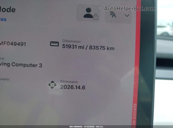 5YJ3E1EC4MF049491 2021 TESLA MODEL 3 White 