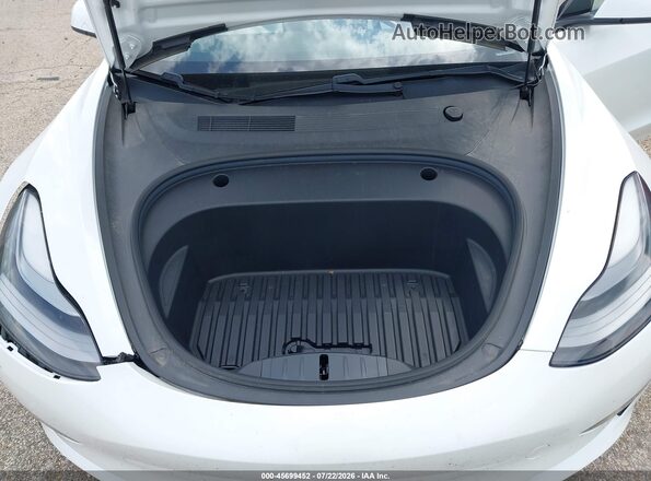5YJ3E1EC4MF049491 2021 TESLA MODEL 3 White Widok z tyłu