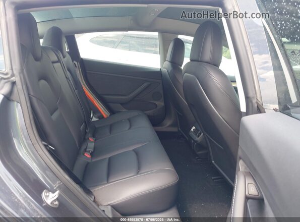 5YJ3E1EC4NF348822 2022 TESLA MODEL 3 Gray Вид наклейки з VIN-кодом
