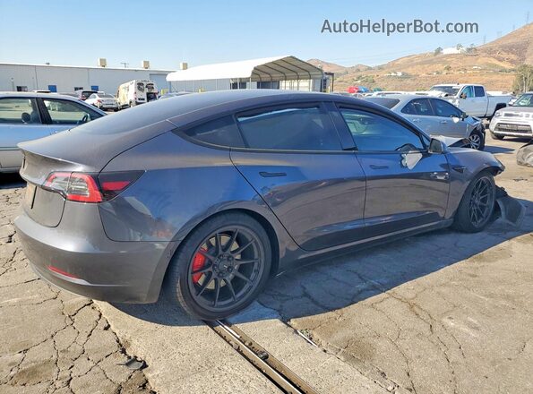 5YJ3E1EC4PF715740 2023 TESLA MODEL Charcoal Rear right