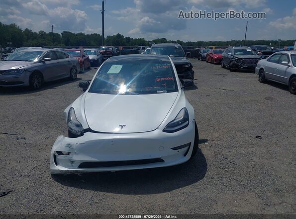5YJ3E1EC5MF856294 2021 TESLA MODEL 3 Белый Вид щитка приборов