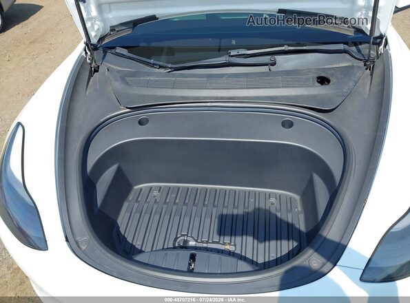 5YJ3E1EC5NF359120 2022 TESLA MODEL 3 White Rear view