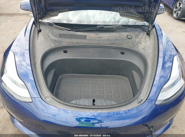 5YJ3E1EC5PF594331 2023 TESLA MODEL 3 Blue Widok z tyłu