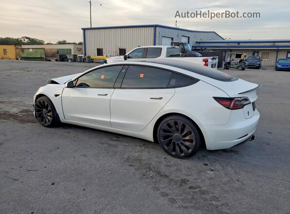 5YJ3E1EC6MF044809 2021 TESLA MODEL White Հետևի ձախ