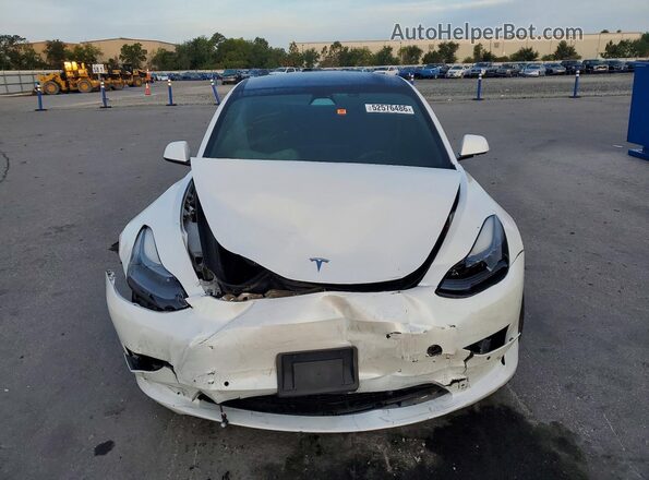 5YJ3E1EC6MF044809 2021 TESLA MODEL White Դիմացի տեսք