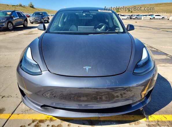 5YJ3E1EC6NF277798 2022 TESLA MODEL Gray წინა ხედი