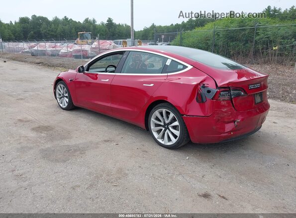 5YJ3E1EC7LF586774 2020 TESLA MODEL 3 Red Tył lewy
