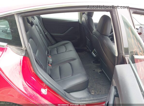 5YJ3E1EC7LF586774 2020 TESLA MODEL 3 Red Widok naklejki z numerem VIN