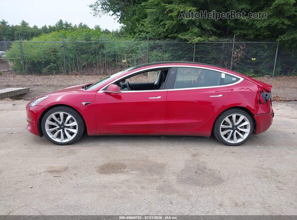 5YJ3E1EC7LF586774 2020 TESLA MODEL 3 Red Widok wnętrza 360 stopni