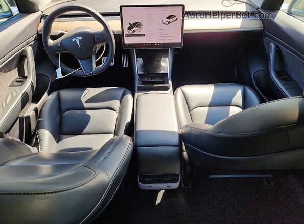 5YJ3E1EC7LF587049 2020 TESLA MODEL White წინა პანელის ხედი