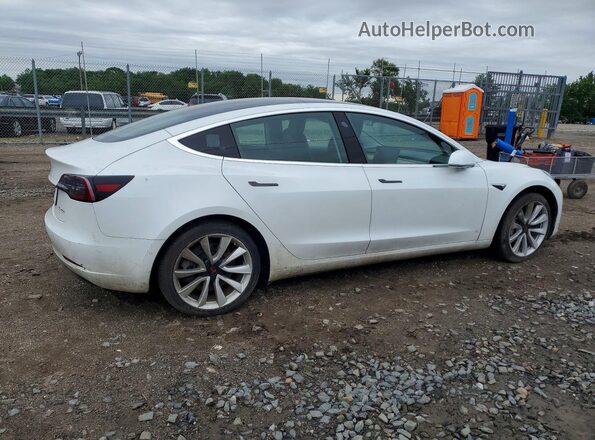 5YJ3E1EC7LF587049 2020 TESLA MODEL White უკანა მარჯვენა