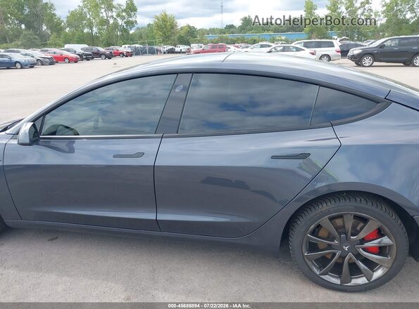 5YJ3E1EC7NF263294 2022 TESLA MODEL 3 Gray Панорамний вид салону 360°