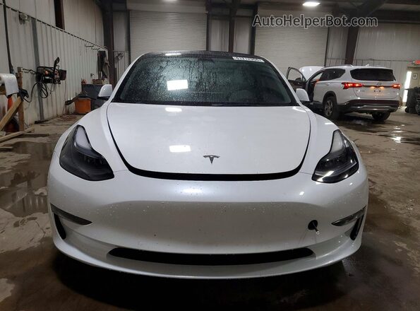 5YJ3E1EC7NF295288 2022 TESLA MODEL Белый Вид спереди
