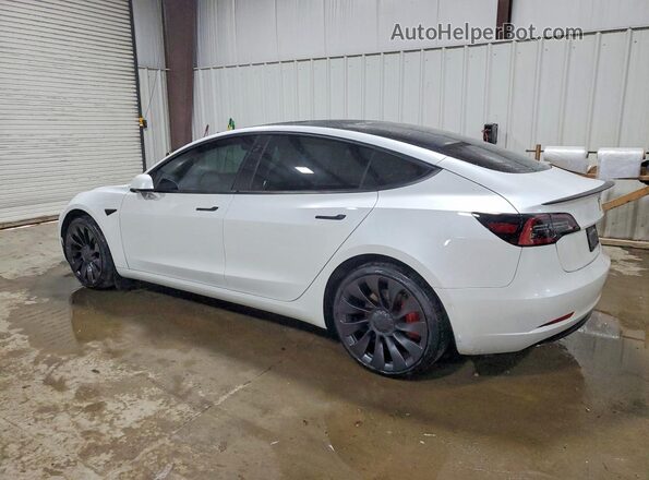 5YJ3E1EC7NF295288 2022 TESLA MODEL Белый Задняя левая четверть