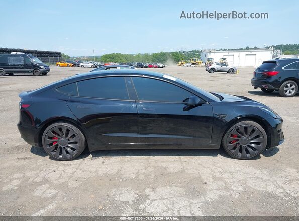 5YJ3E1EC7PF423161 2023 TESLA MODEL 3 Черный Вид щитка приборов