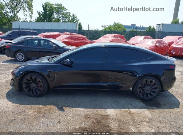 5YJ3E1EC7PF423161 2023 TESLA MODEL 3 Черный Вид задней части салона
