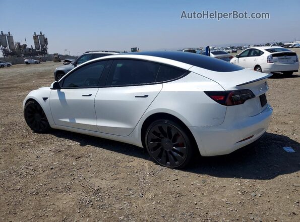 5YJ3E1EC7PF503494 2023 TESLA MODEL Белый Задняя левая четверть
