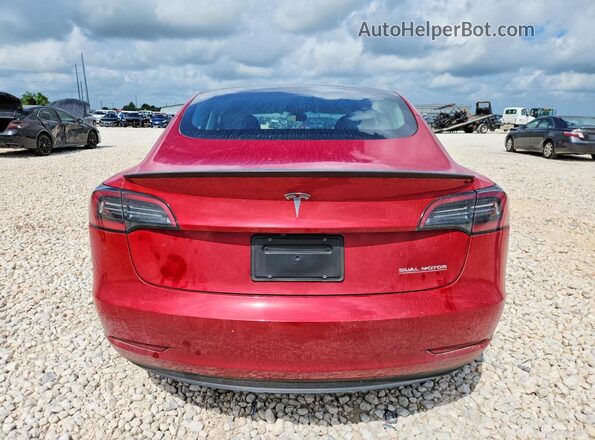 5YJ3E1EC7PF595030 2023 TESLA MOD Red Հետևի տեսք