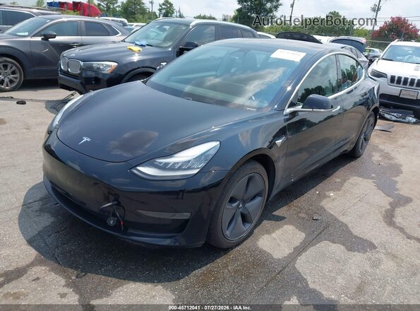 5YJ3E1EC8LF602013 2020 TESLA MODEL 3 Черный Передняя левая четверть