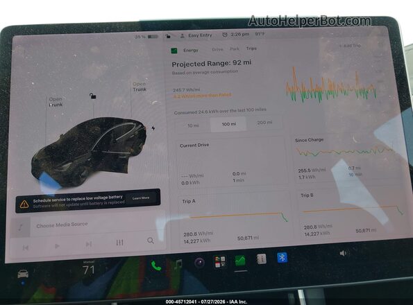 5YJ3E1EC8LF602013 2020 TESLA MODEL 3 Черный Вид задних сидений