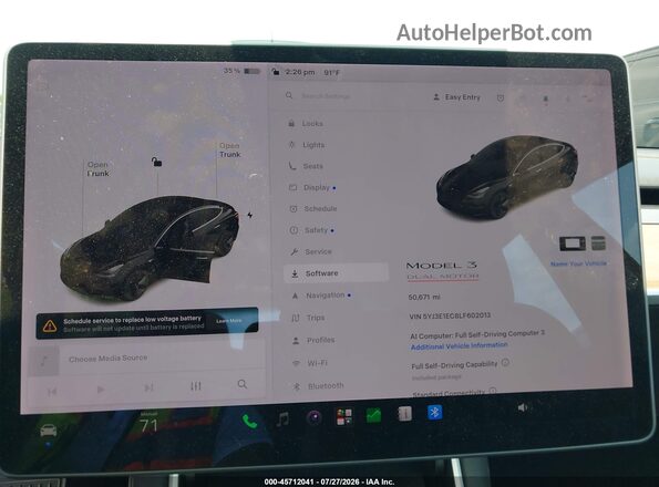 5YJ3E1EC8LF602013 2020 TESLA MODEL 3 Черный 