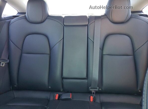5YJ3E1EC8LF641202 2020 TESLA MODEL Blue Հետևի նստատեղերի տեսք