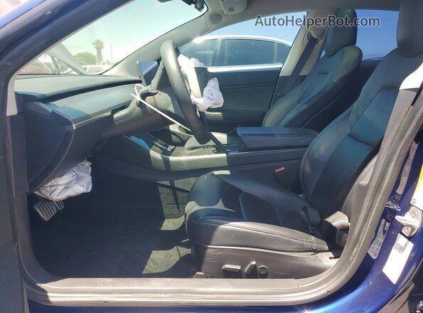 5YJ3E1EC8LF641202 2020 TESLA MODEL Blue Սալոնի դիմացի տեսք