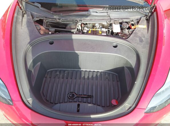 5YJ3E1EC8MF044035 2021 TESLA MODEL 3 Красный Вид сзади