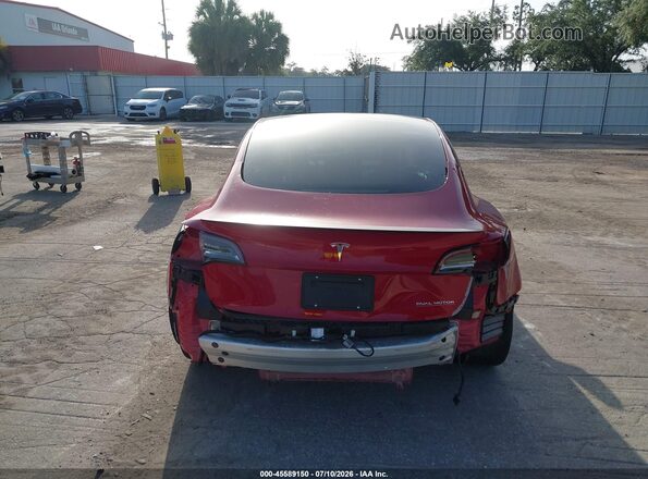 5YJ3E1EC8MF044035 2021 TESLA MODEL 3 Красный 
