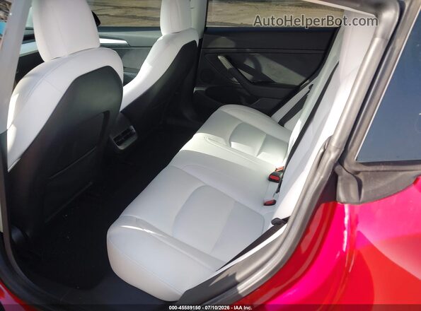 5YJ3E1EC8MF044035 2021 TESLA MODEL 3 Красный Вид наклейки с VIN-кодом