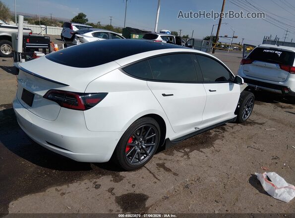 5YJ3E1EC8MF914480 2021 TESLA MODEL 3 Белый Задняя правая четверть