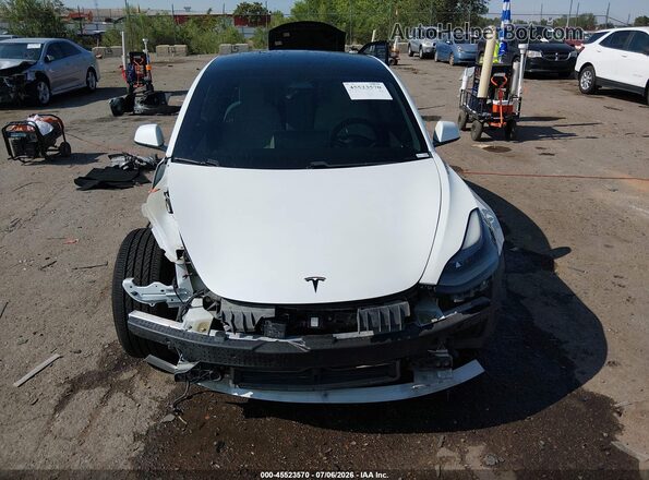 5YJ3E1EC8MF914480 2021 TESLA MODEL 3 Белый Вид задней части салона