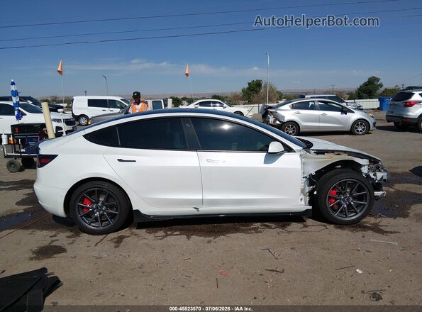 5YJ3E1EC8MF914480 2021 TESLA MODEL 3 Белый Панорамный вид салона 360°