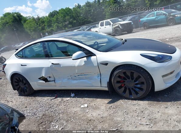 5YJ3E1EC8MF973335 2021 TESLA MODEL 3 White Вид щитка приладів