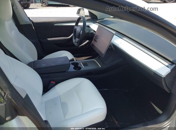 5YJ3E1EC8MF973335 2021 TESLA MODEL 3 White Вид салону спереду