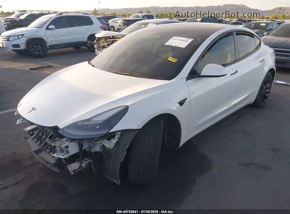 5YJ3E1EC8PF500488 2023 TESLA MODEL 3 White Przód lewy