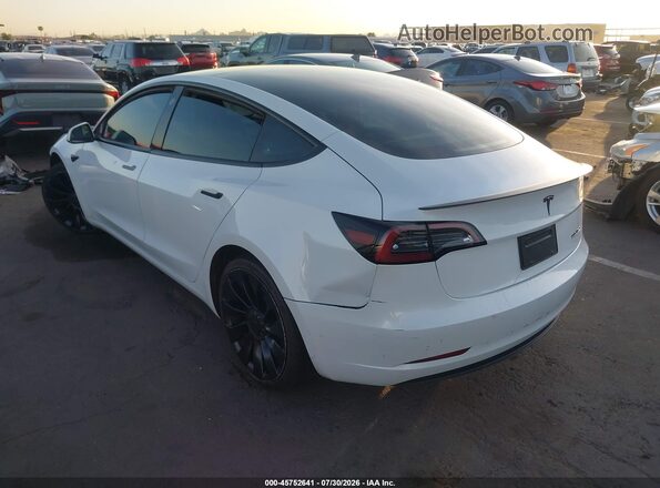 5YJ3E1EC8PF500488 2023 TESLA MODEL 3 White Tył lewy
