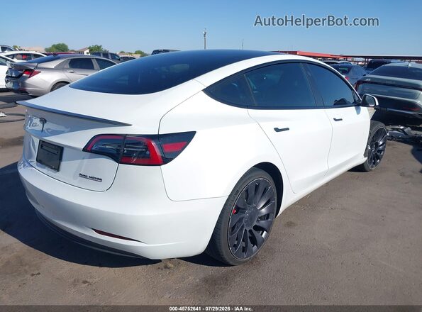 5YJ3E1EC8PF500488 2023 TESLA MODEL 3 White Tył prawy