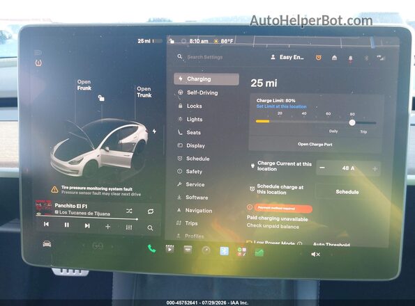 5YJ3E1EC8PF500488 2023 TESLA MODEL 3 White 