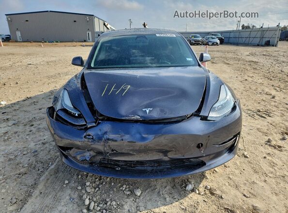 5YJ3E1ECXMF086173 2021 TESLA MODEL 3 Gray Widok z przodu