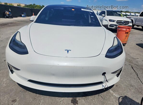 5YJ3E1ECXMF088456 2021 TESLA MODEL White Vista frontal