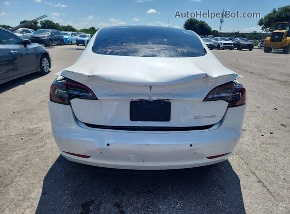 5YJ3E1ECXMF088456 2021 TESLA MODEL White Vista trasera