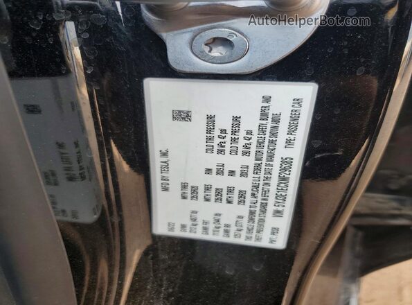 5YJ3E1ECXNF296385 2022 TESLA MODEL Черный Вид подкапотного пространства