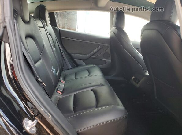 5YJ3E1ECXNF296385 2022 TESLA MODEL Черный Вид задних сидений